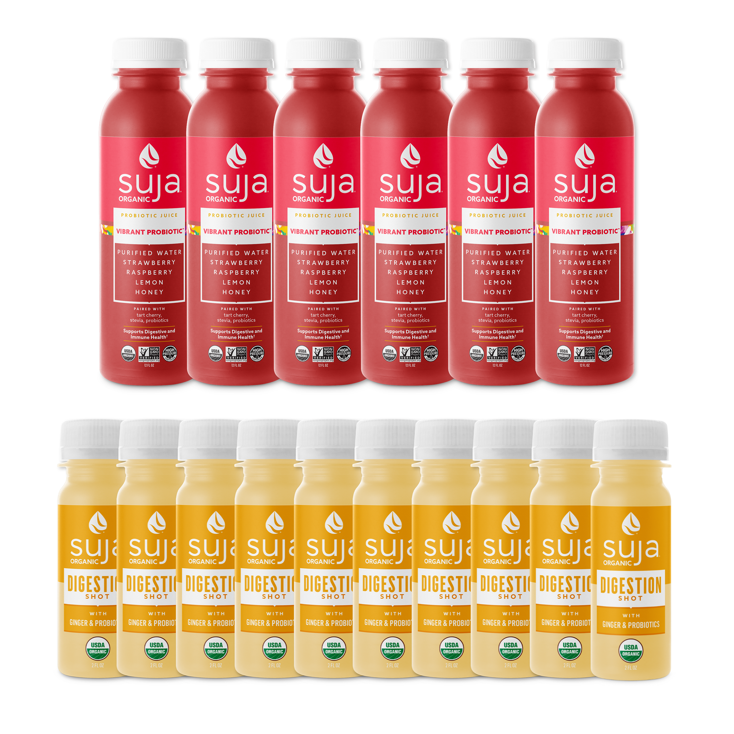 Gut Health Variety Pack Cold Pressed Juices Suja Organic