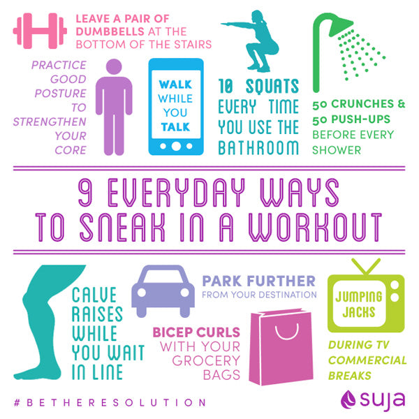 9 Ways to Sneak in a Workout