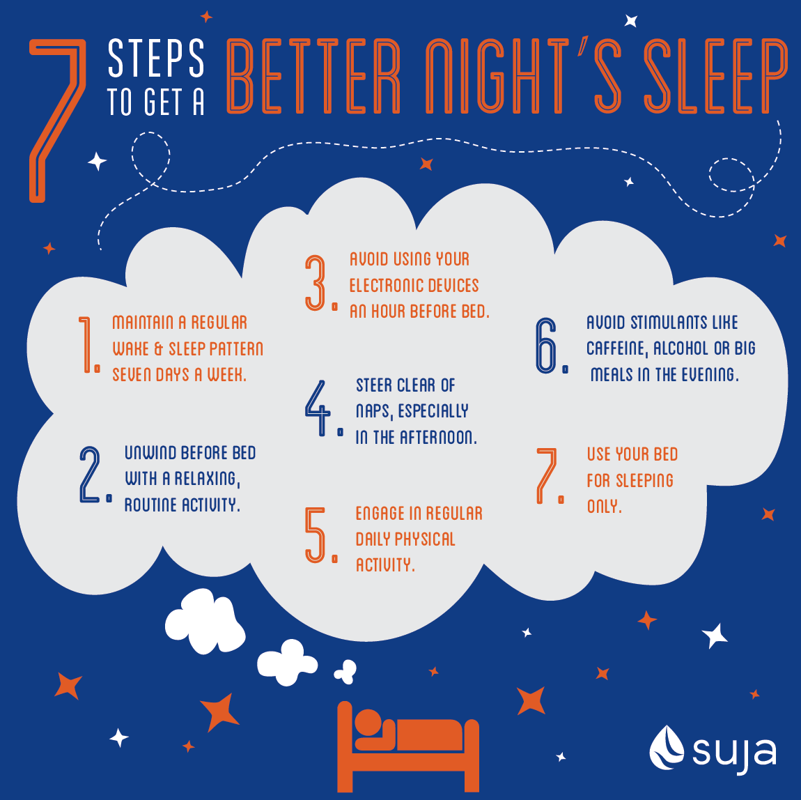 7 Steps to Getting a Better Night's Sleep