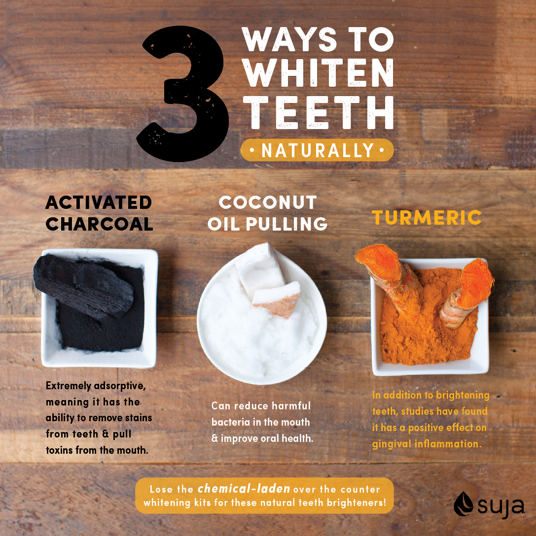 3 Natural Ways to Whiten Teeth – Suja Organic