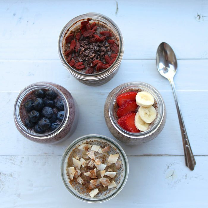 Chia Pudding with Juice: 4 Ways