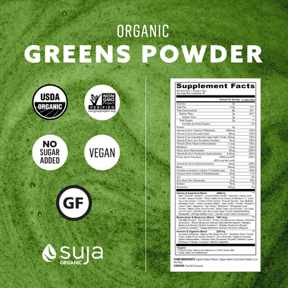 Suja Organic Greens Powder Trial Pack - Free