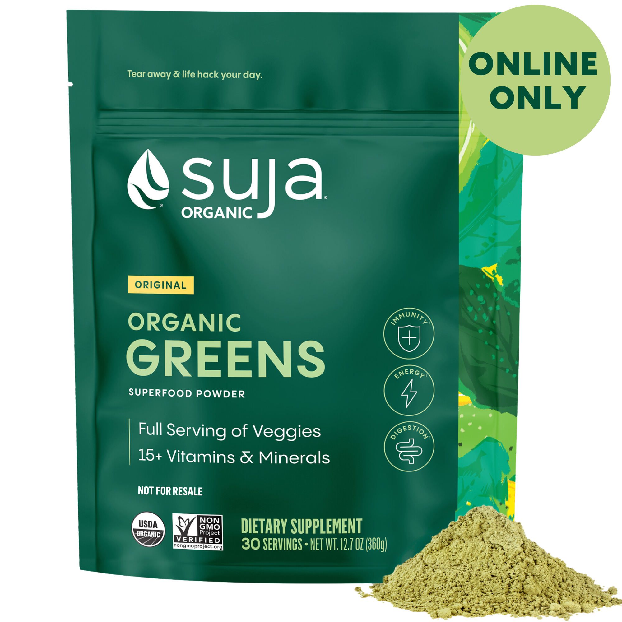 Suja Organic Greens Powder (30 serve)