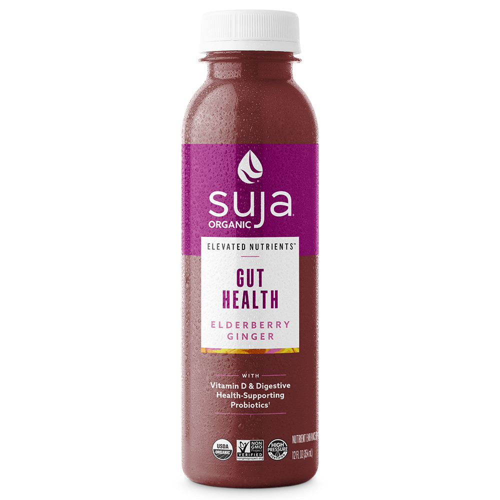 Gut Health Drink Elevated Nutrients™ Elderberry Ginger Suja Organic